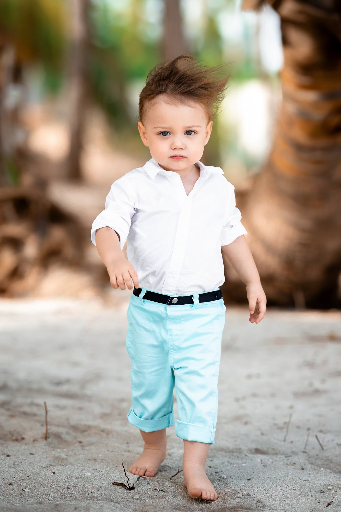Destination family session with a photographer in punta cana resorts