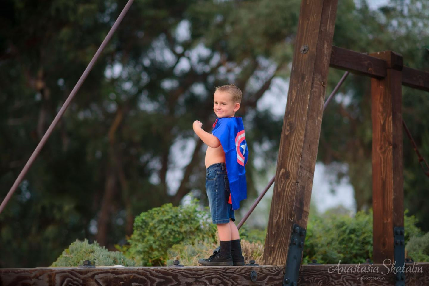 Superheroes boy birthday photo ideas. Family photographer in Roseville, Rocklin, Folsom, Sacramento