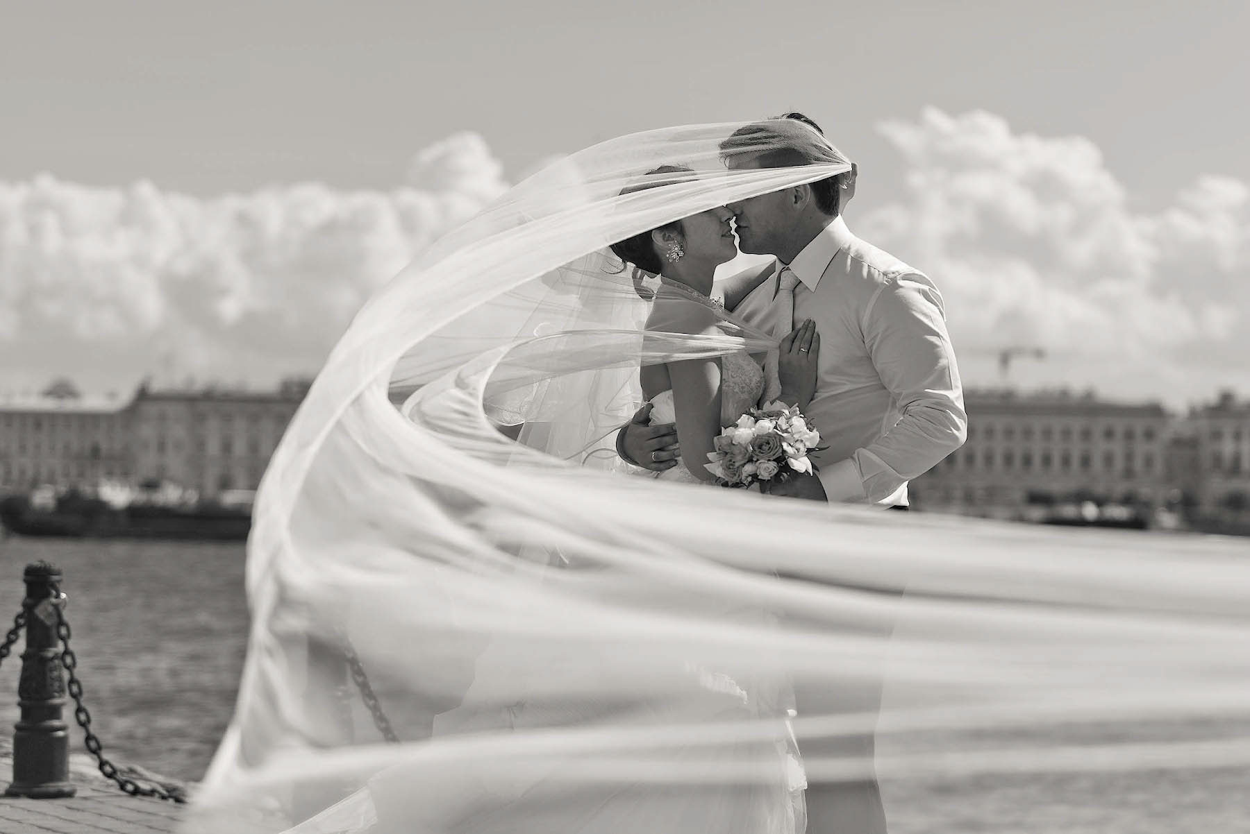 Bröllopsfoto, foto, flygfoto i Stockholm