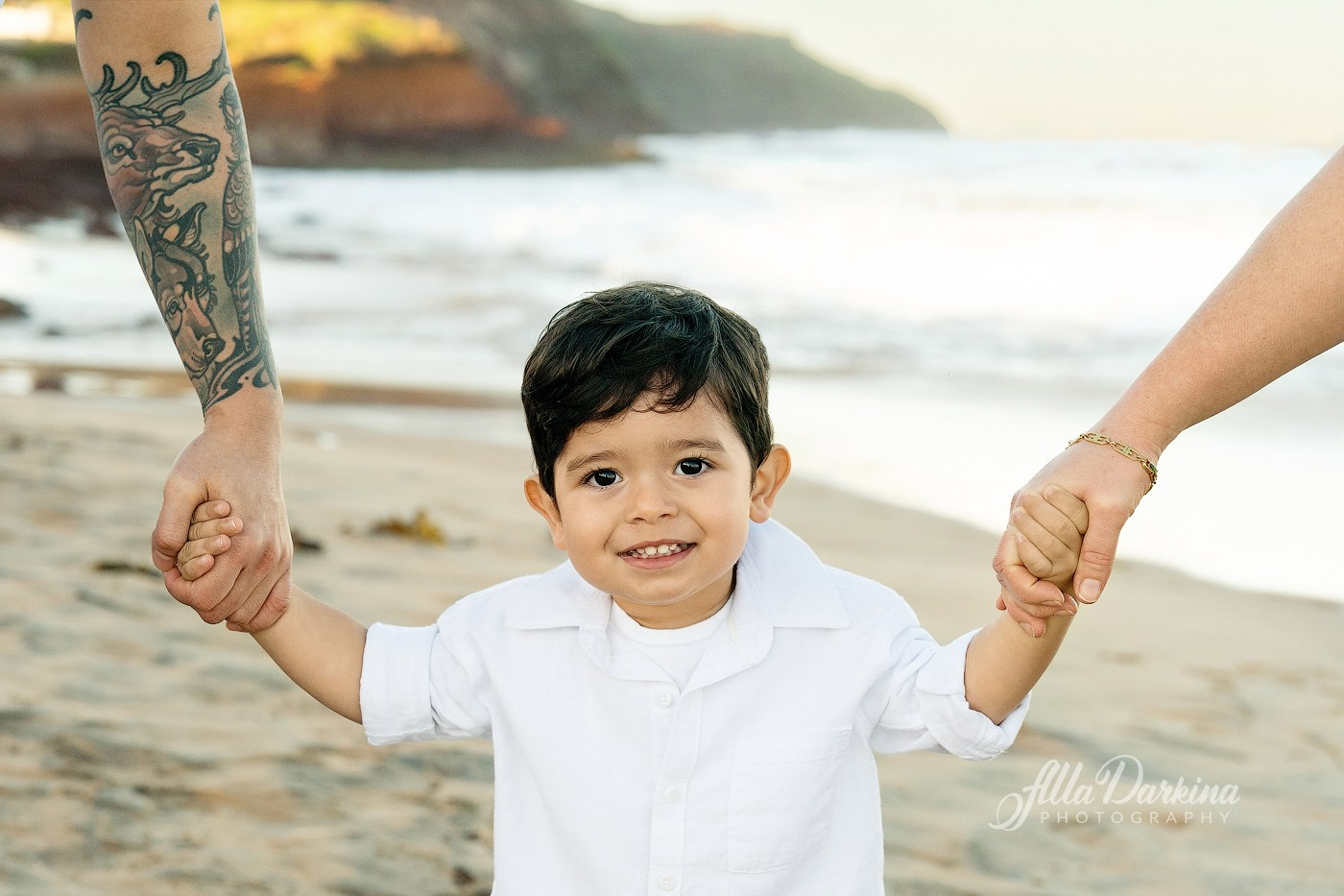 Family session at Sydney beach