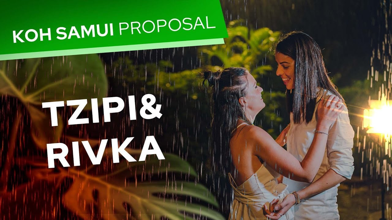 Video. Romantic proposal on Koh Samui, Thailand
