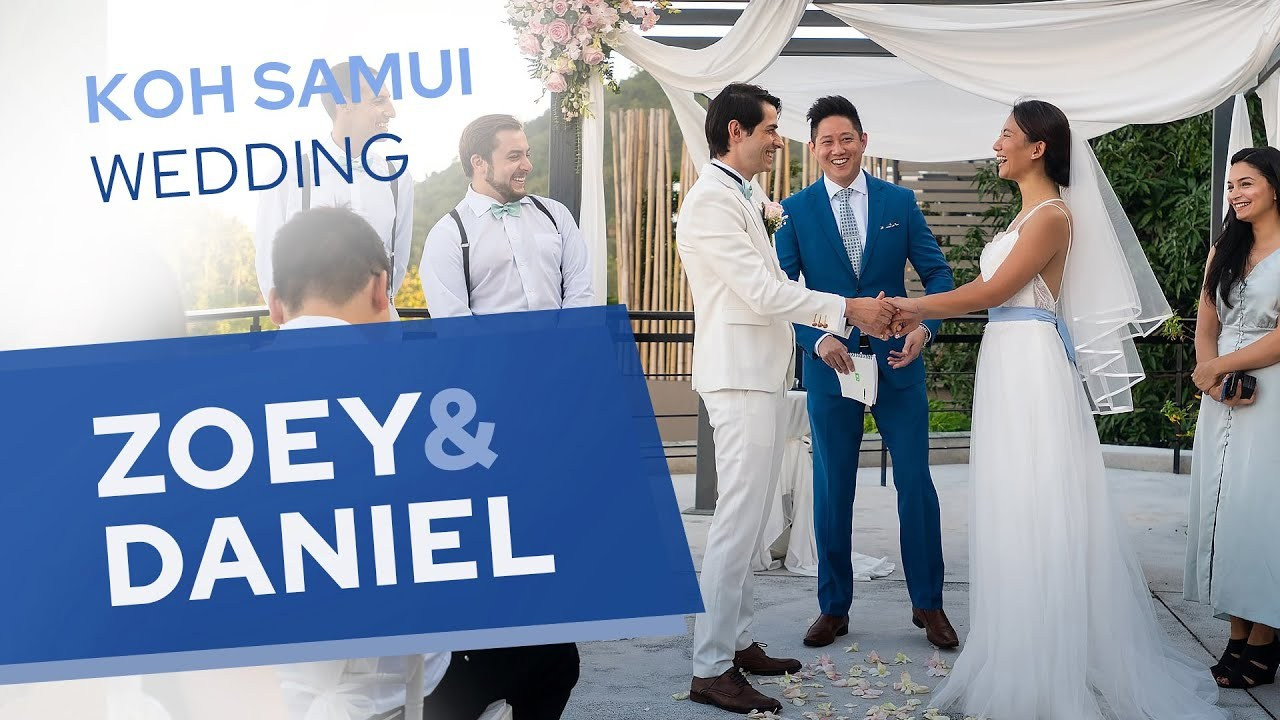 Video. Mariage à Koh Samui, en Thaïlande. Whatsapp: +66 94 3 650 301