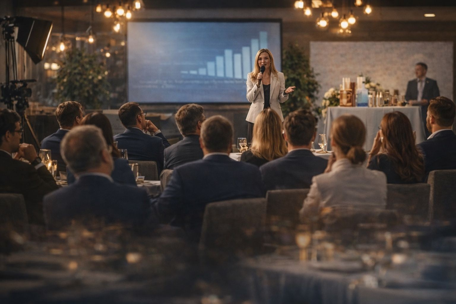evening corporate event networking business Bulgaria
