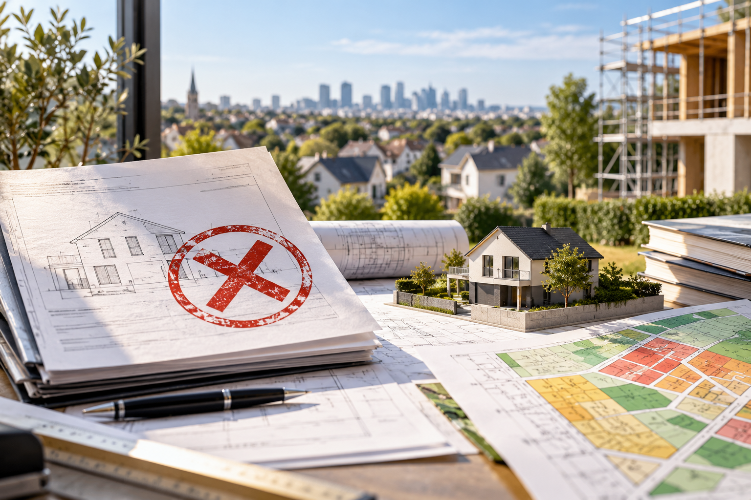 Permis de construire refusé: 5 solutions pour débloquer votre projet