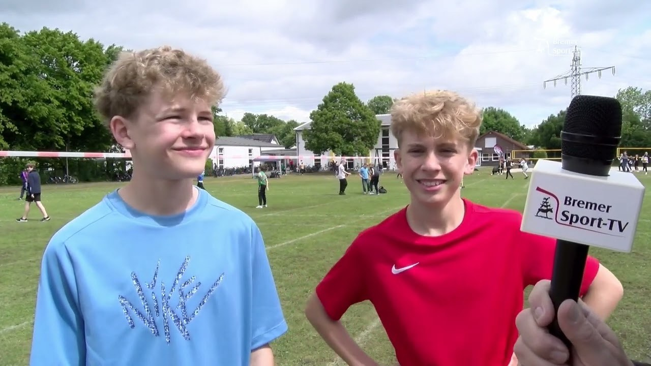 Schulfaustballturnier beim Bremer Sport TV. TSV Borgfeld Faustball