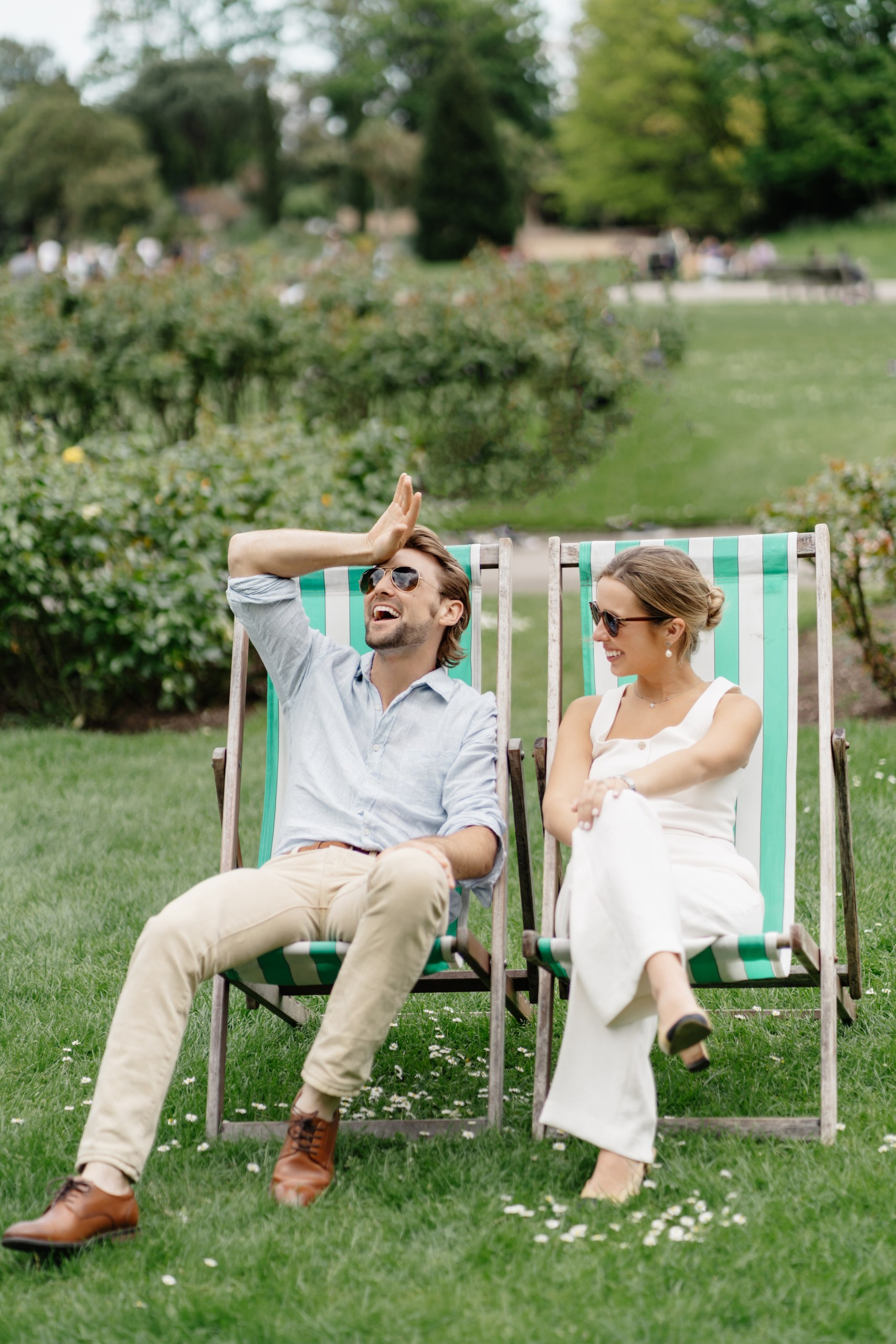 Engagement session in Regents Park