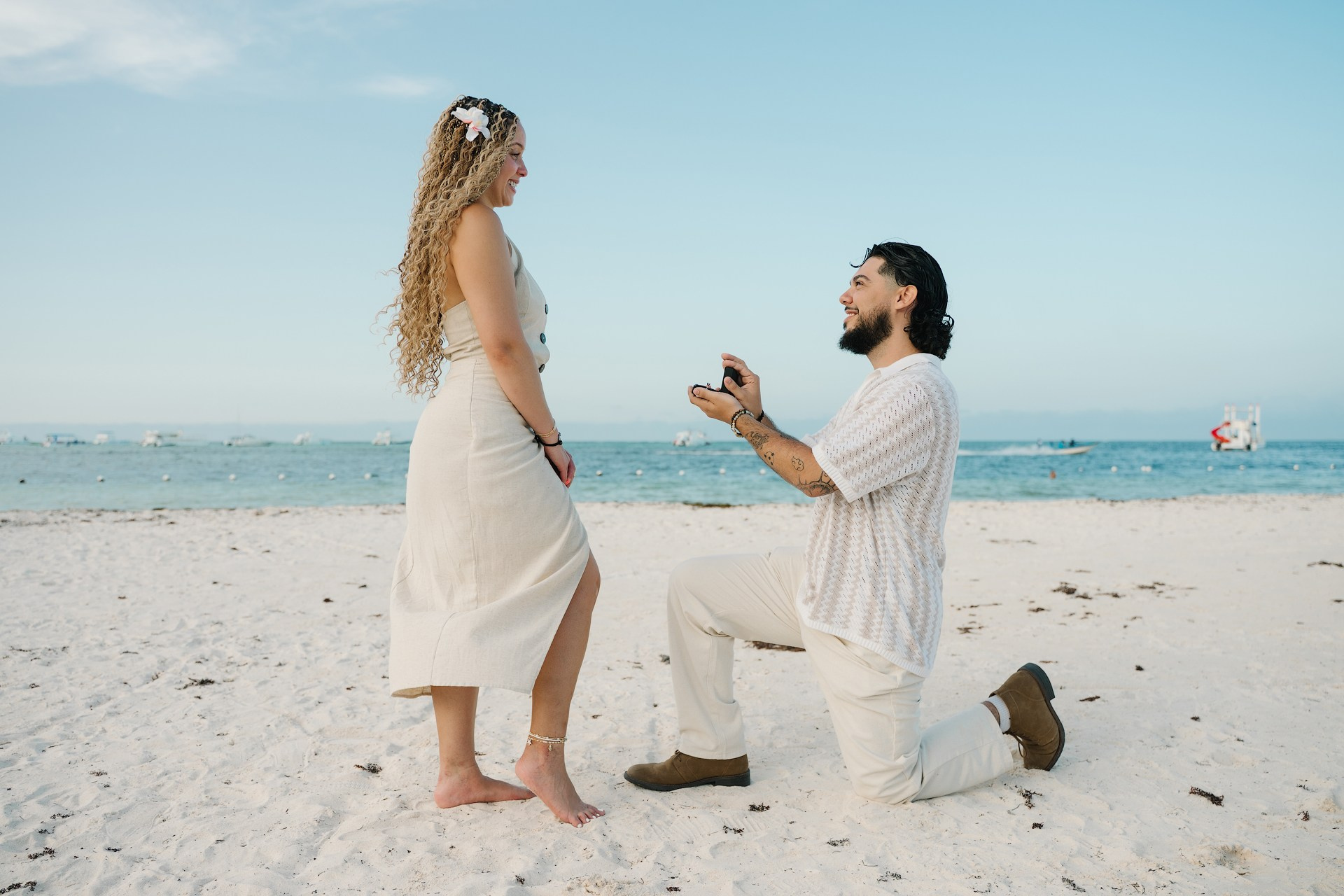 Proposal During Photoshoot in Punta Cana