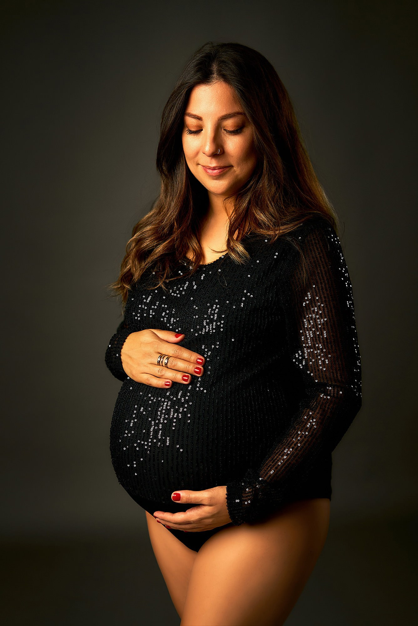 Fotografía de maternidad en estudio Tenerife
