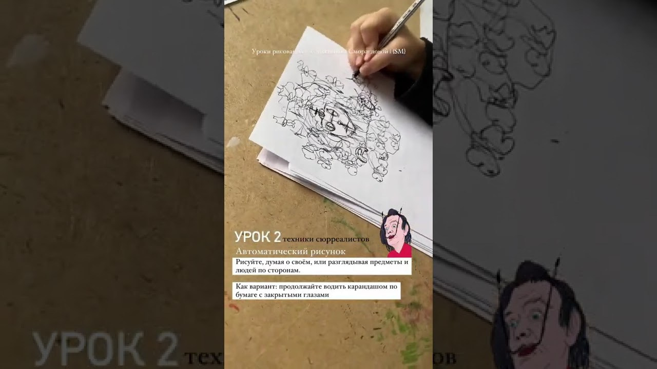 Игры сюрреалистов: техники творчества и креативные эксперименты. Школа современного искусства Лени Сморагдовой