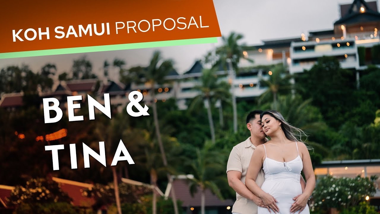 Video. Romantic proposal on Koh Samui, Thailand