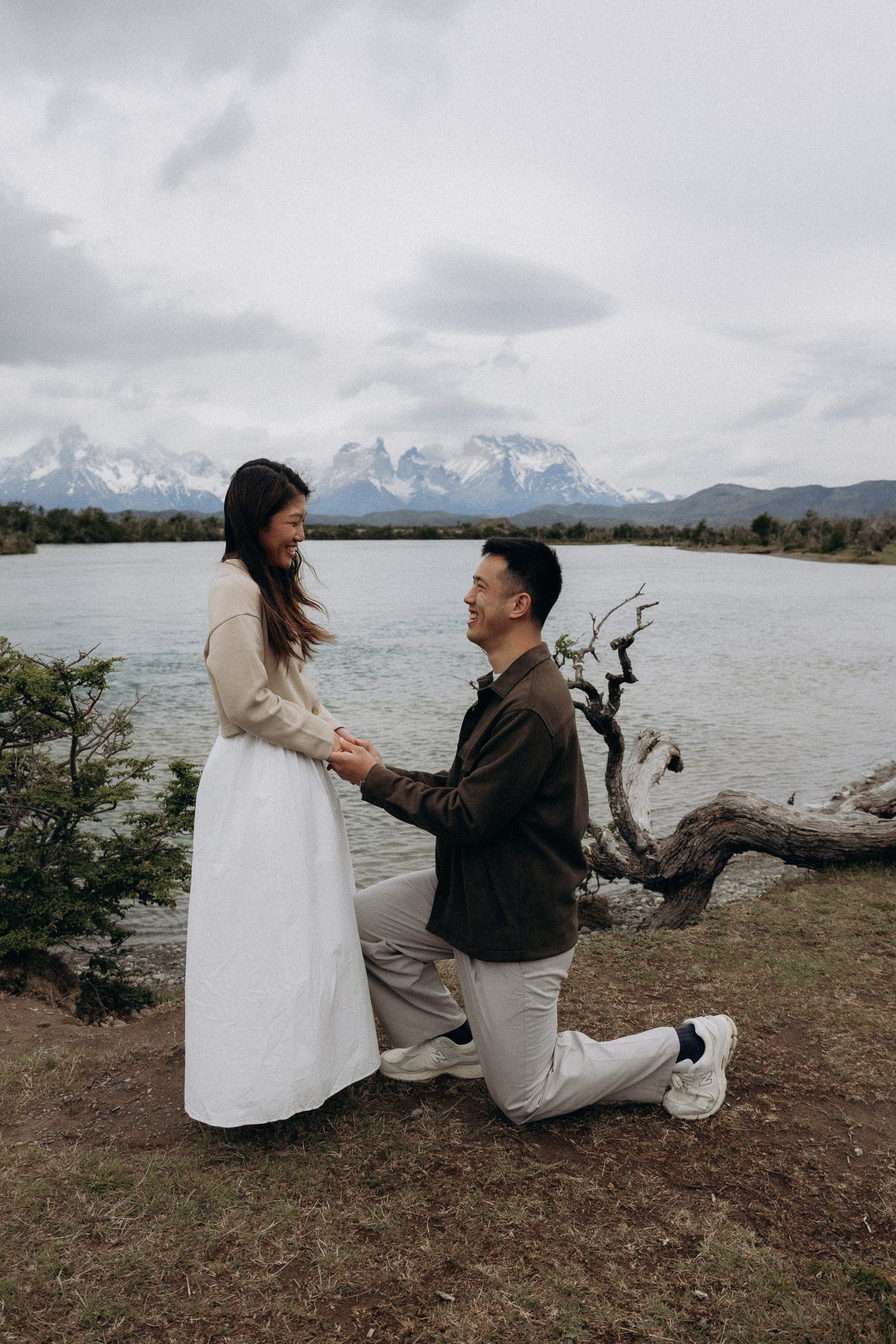 Torres del Paine Proposal Photographer | Surprise Engagement in Patagonia