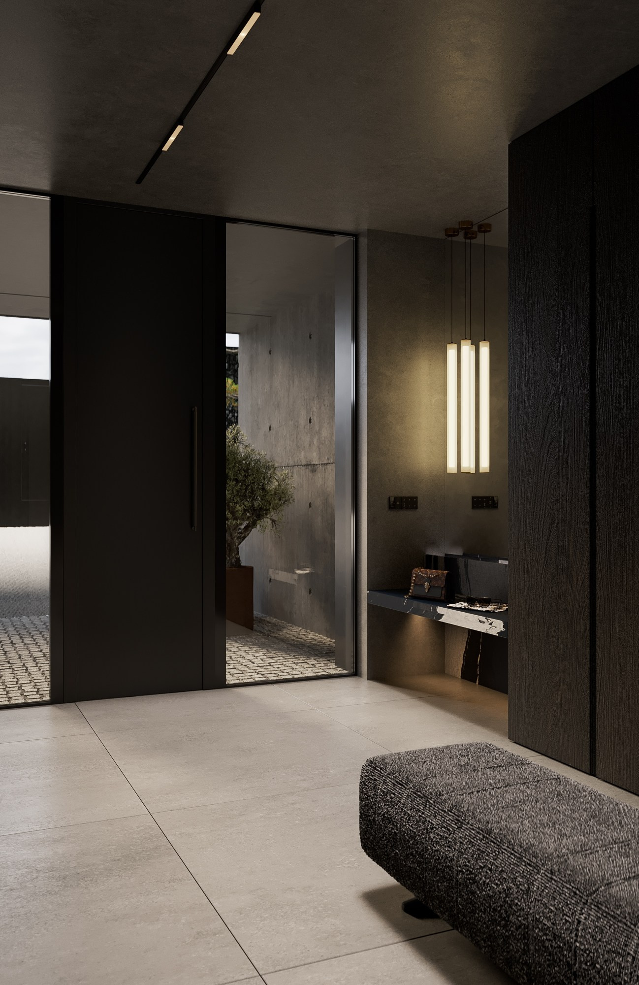 VSTUPNÍ HALA S1.01_1.PP. Filipenka Architects