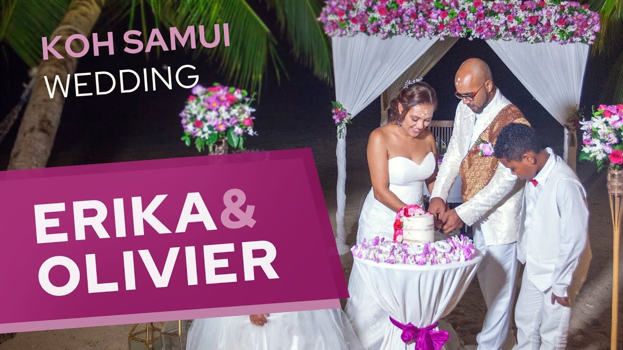 Video. Mariage à Koh Samui, en Thaïlande. Whatsapp: +66 94 3 650 301