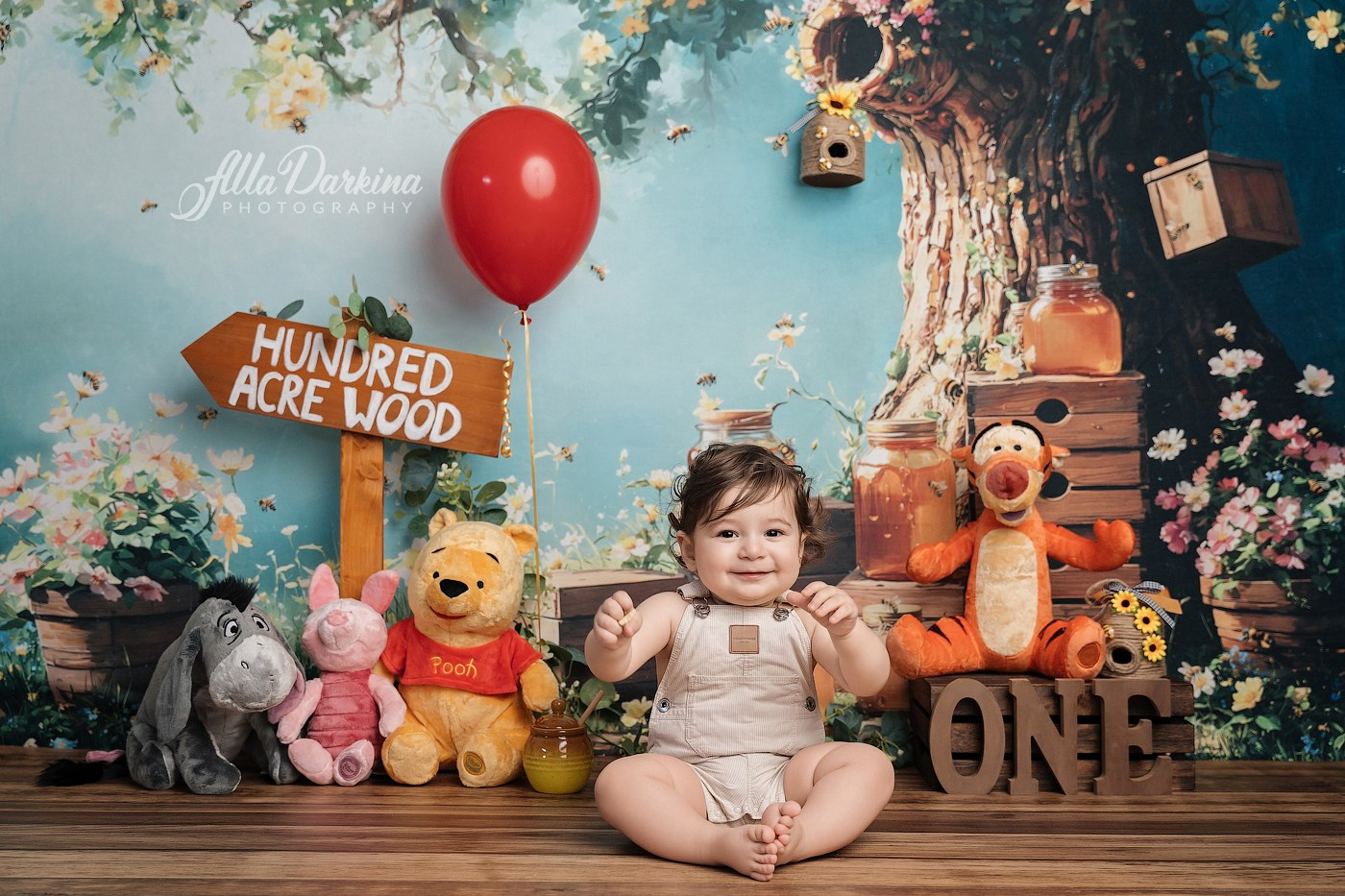 Arta’s “Winnie The Pooh” cake smash session