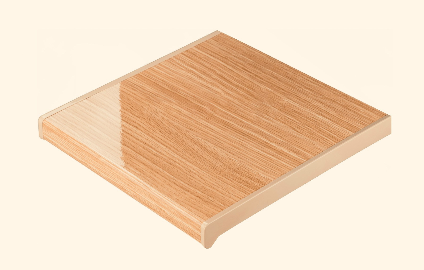 Подоконник MOELLER Светлый Дуб глянцевый.