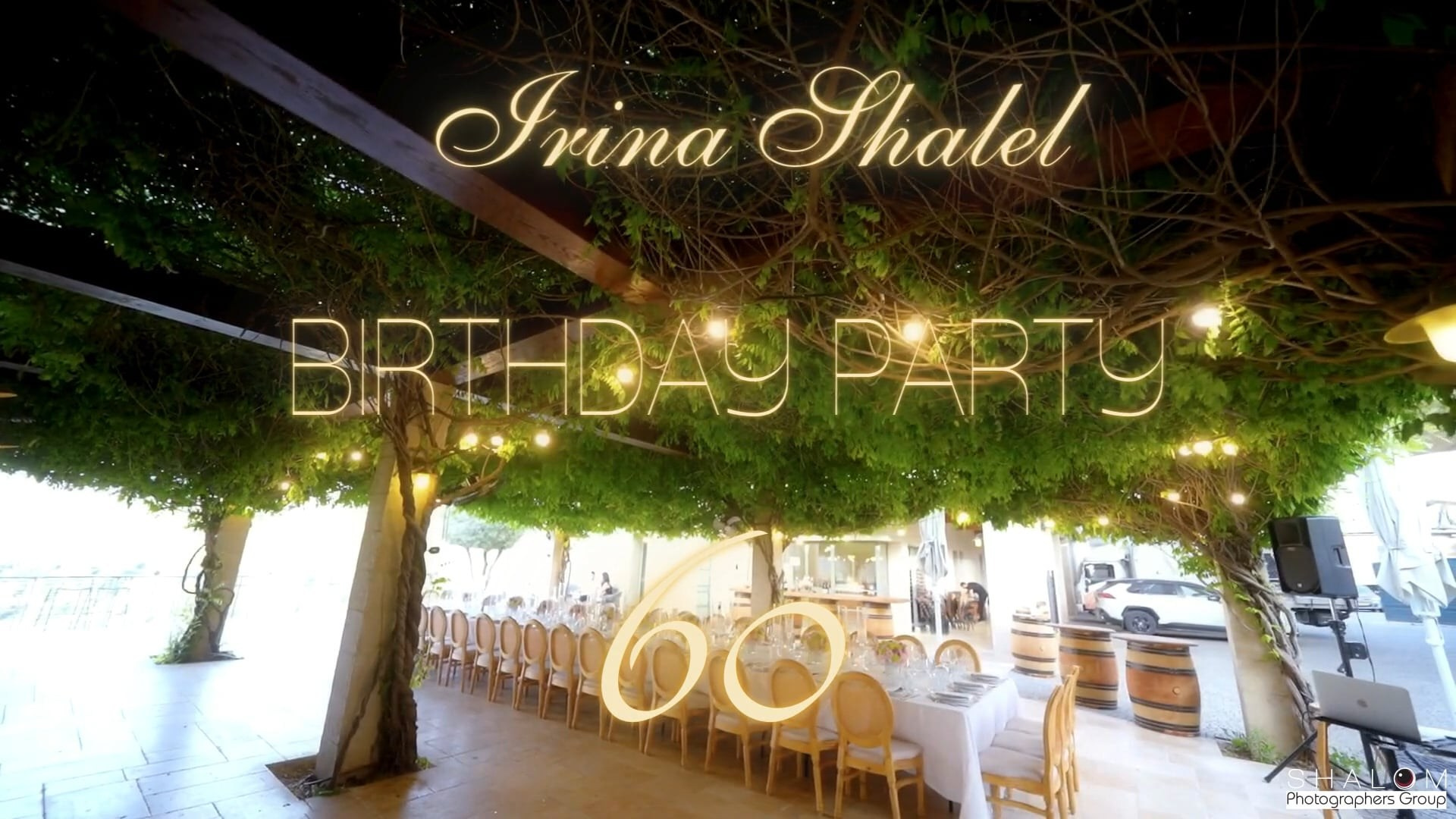 אירינה בת 60. Wedding and events photographers Studio Shalom