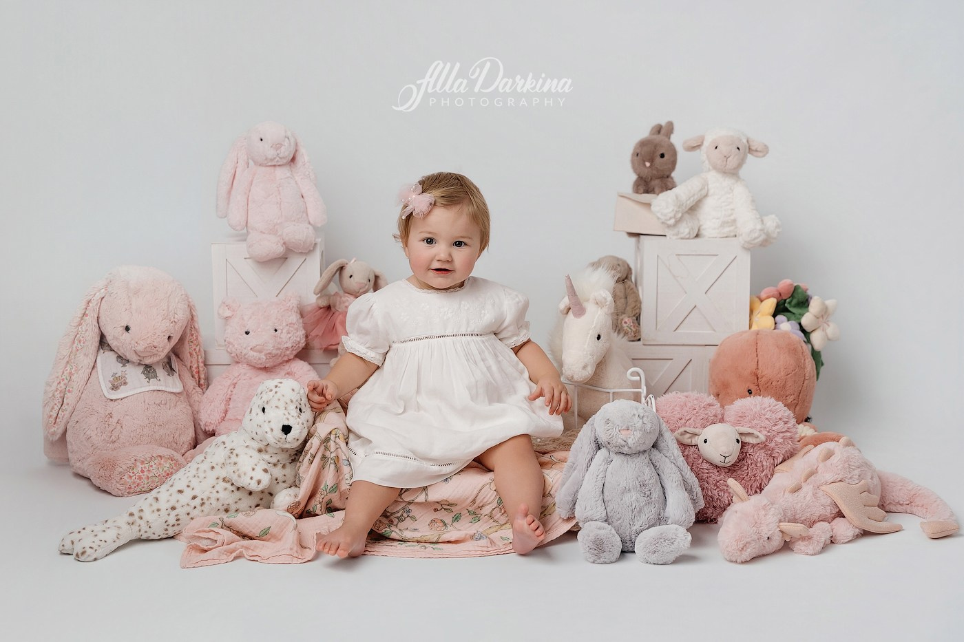 Milestone session for baby Audrene. Newborn and family photographer. Hills District. Sydney