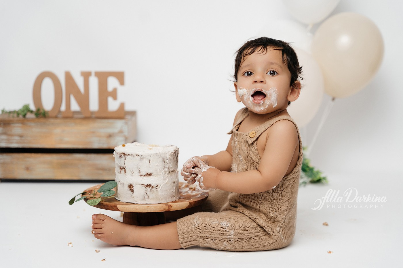 Cake smash session. Newborn and family photographer. Hills District. Sydney
