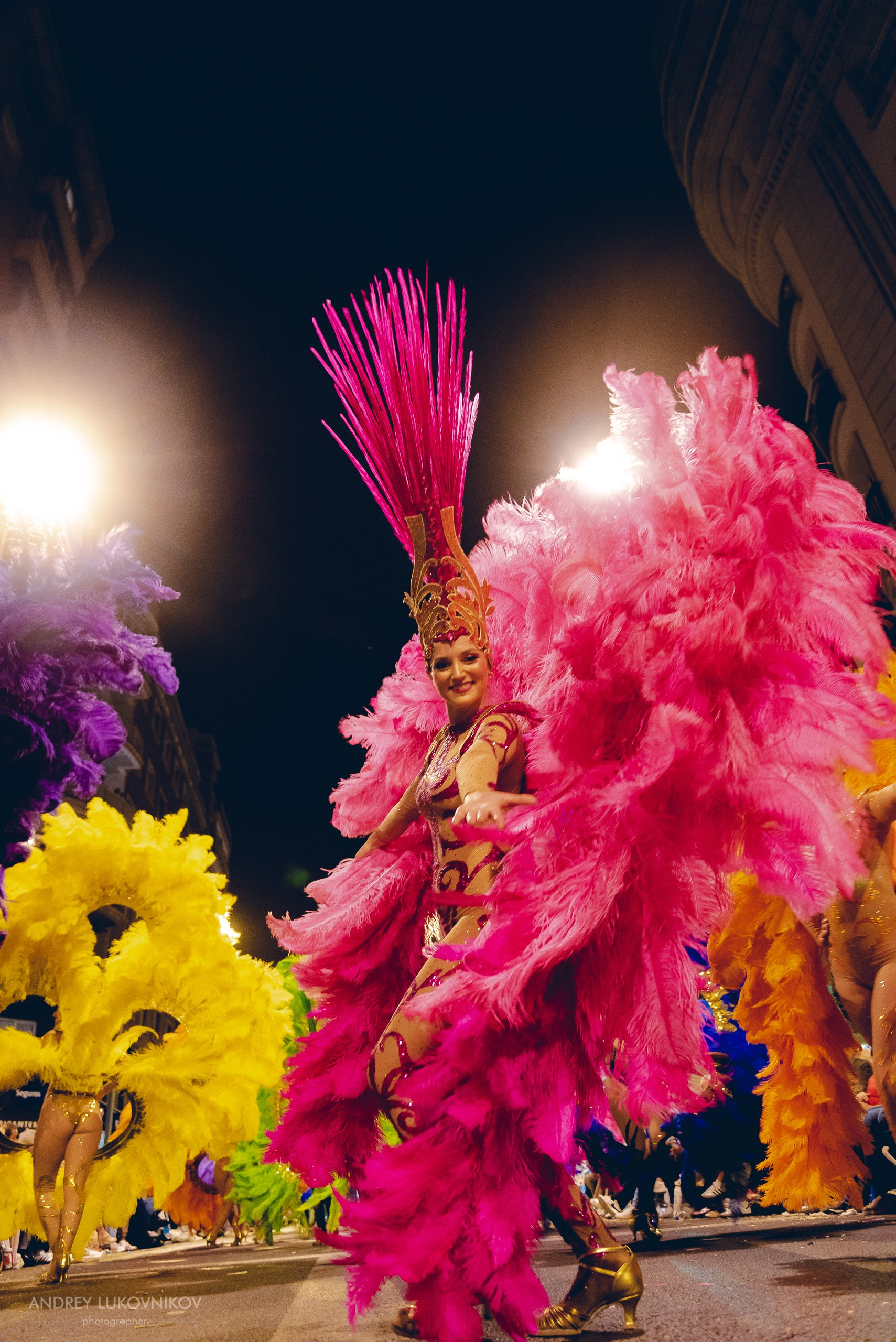 Photo report from the night carnival in Murcia | Reportage photographer Andrey Lukovnikov