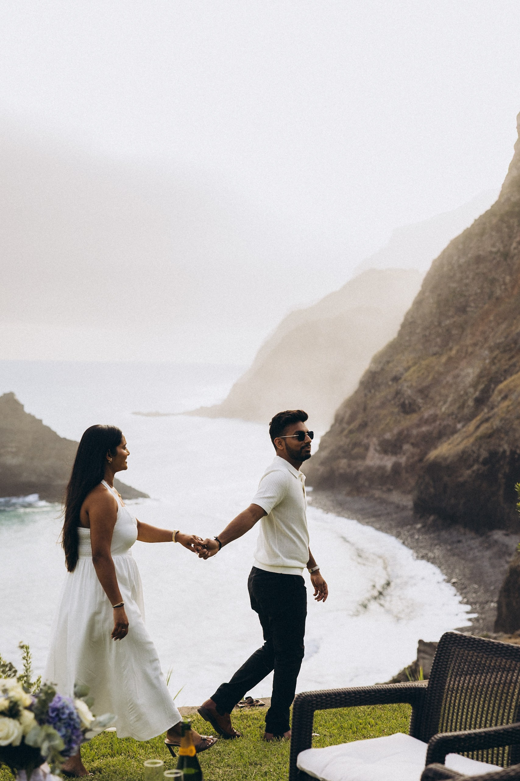 Secret Proposal at São Cristóvão & Seixal Beach Engagement | Madeira Photographer