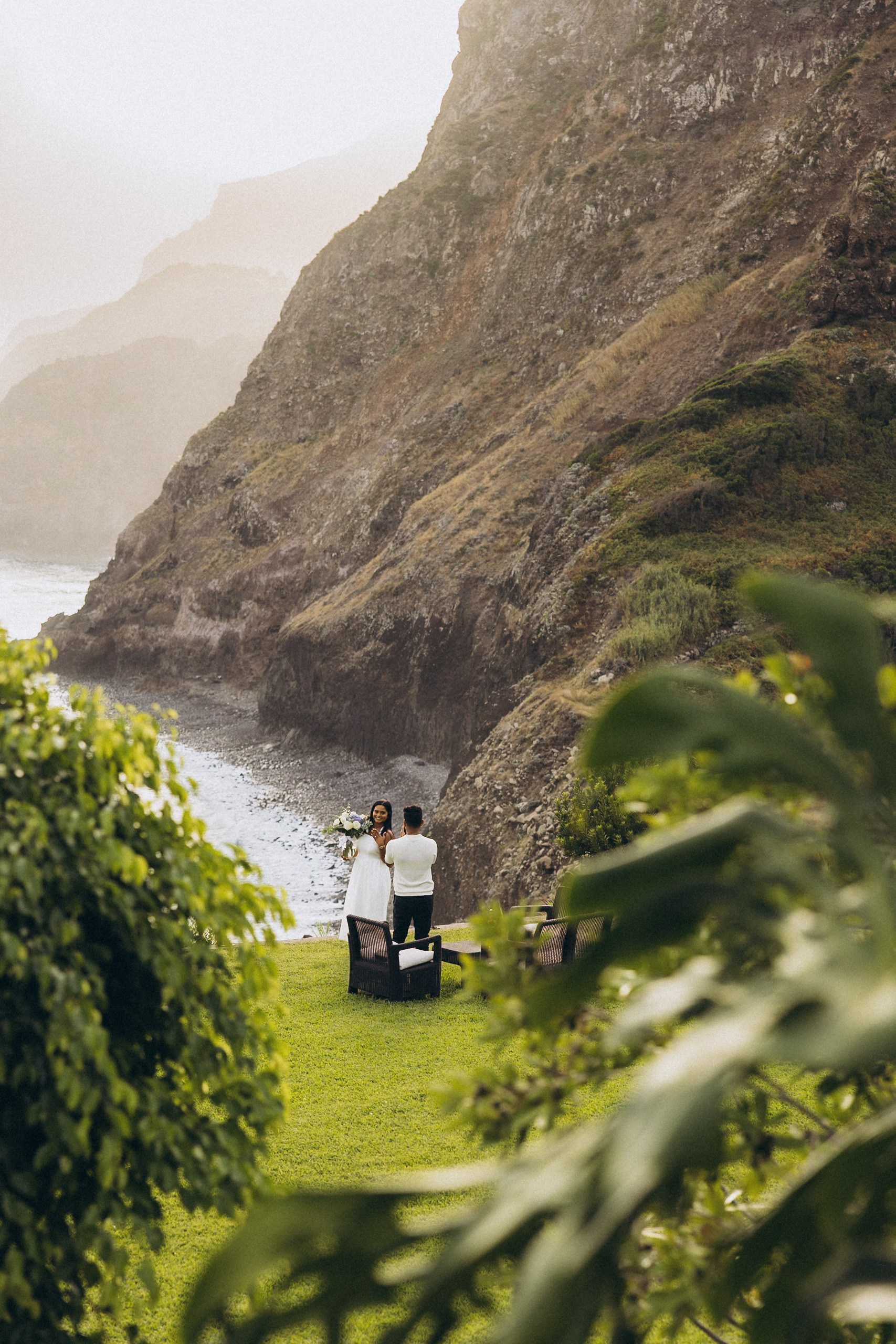 Secret Proposal at São Cristóvão & Seixal Beach Engagement | Madeira Photographer