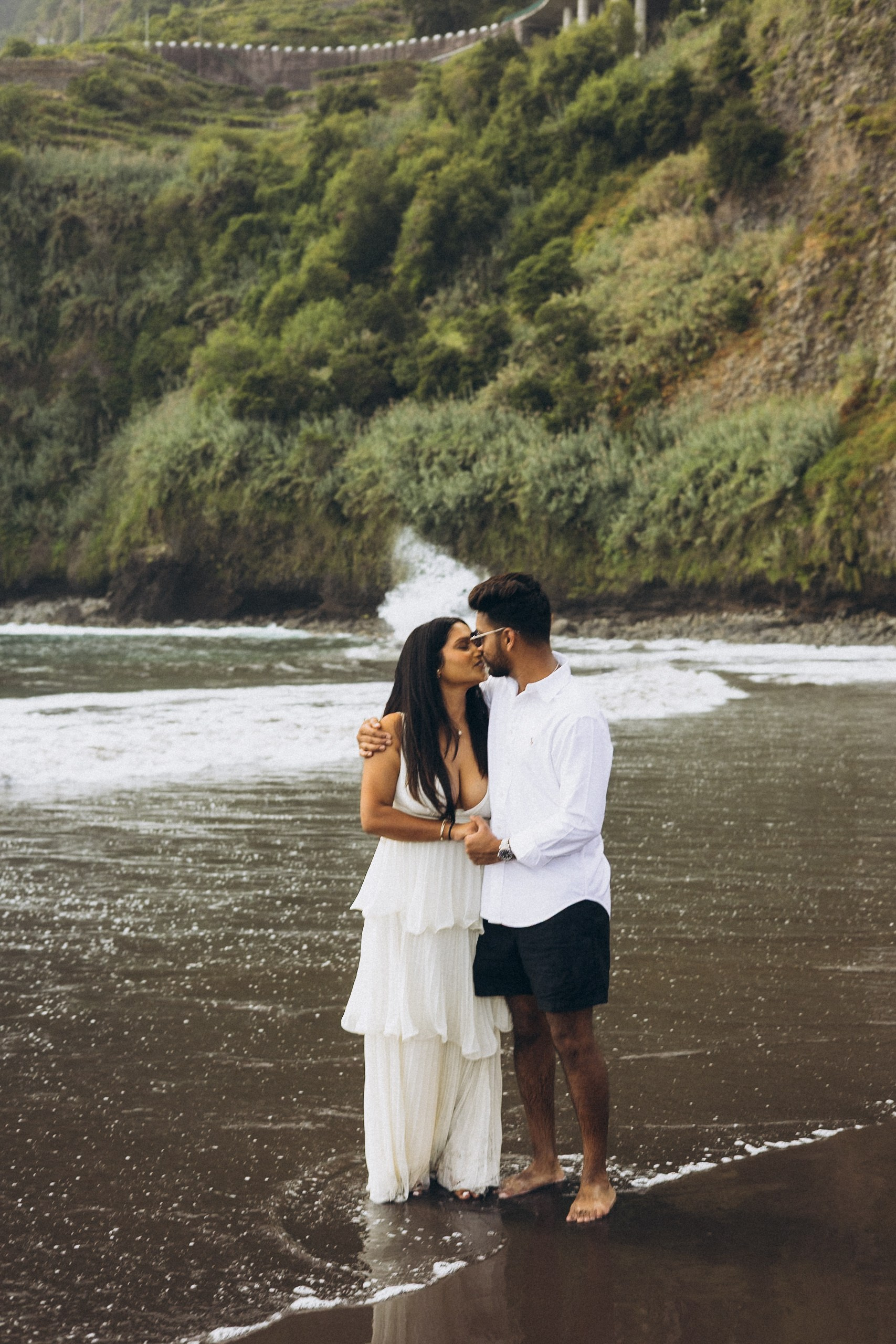 Secret Proposal at São Cristóvão & Seixal Beach Engagement | Madeira Photographer