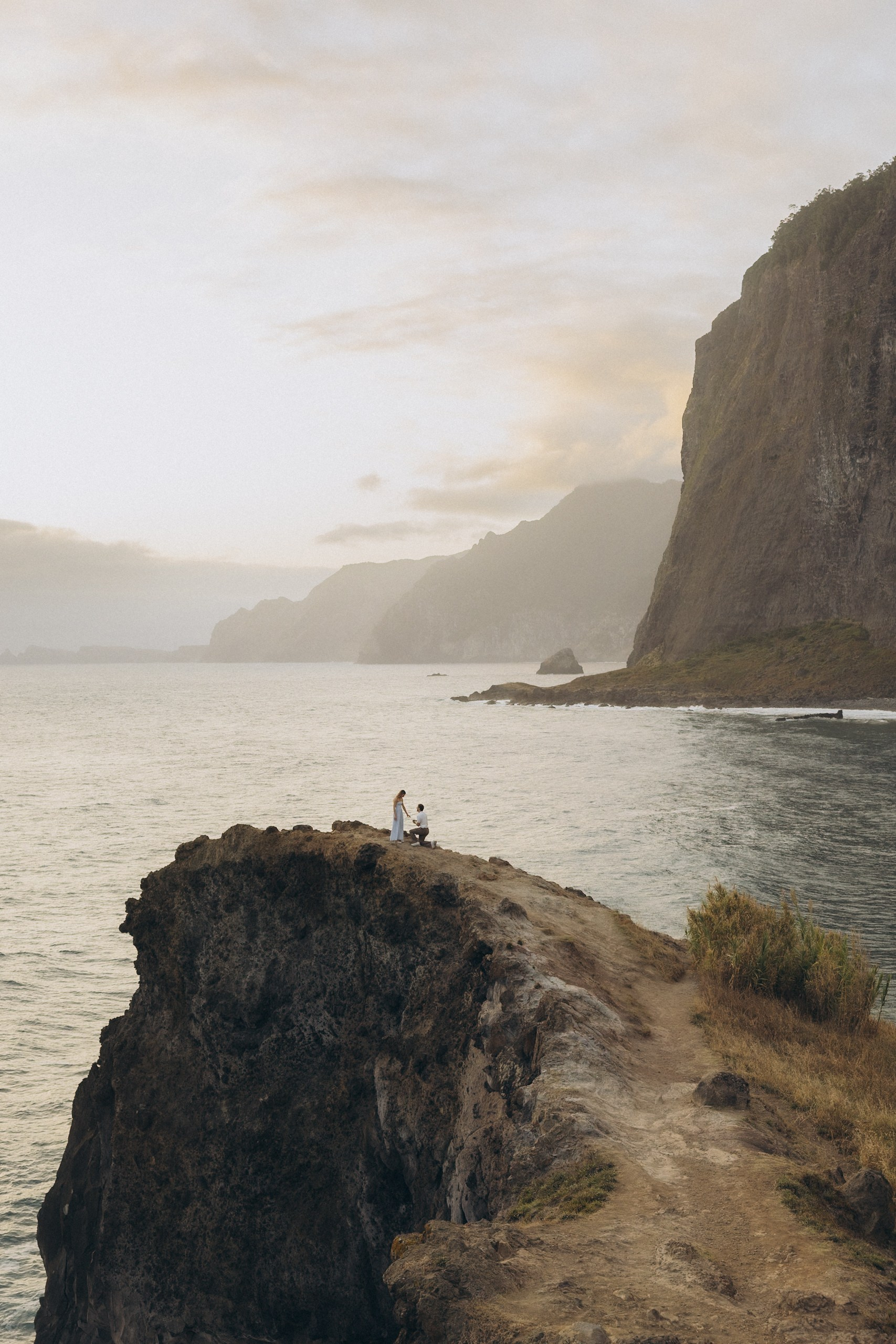 Secret Proposal at Miradouro do Guindaste, Madeira | Proposal Photographer