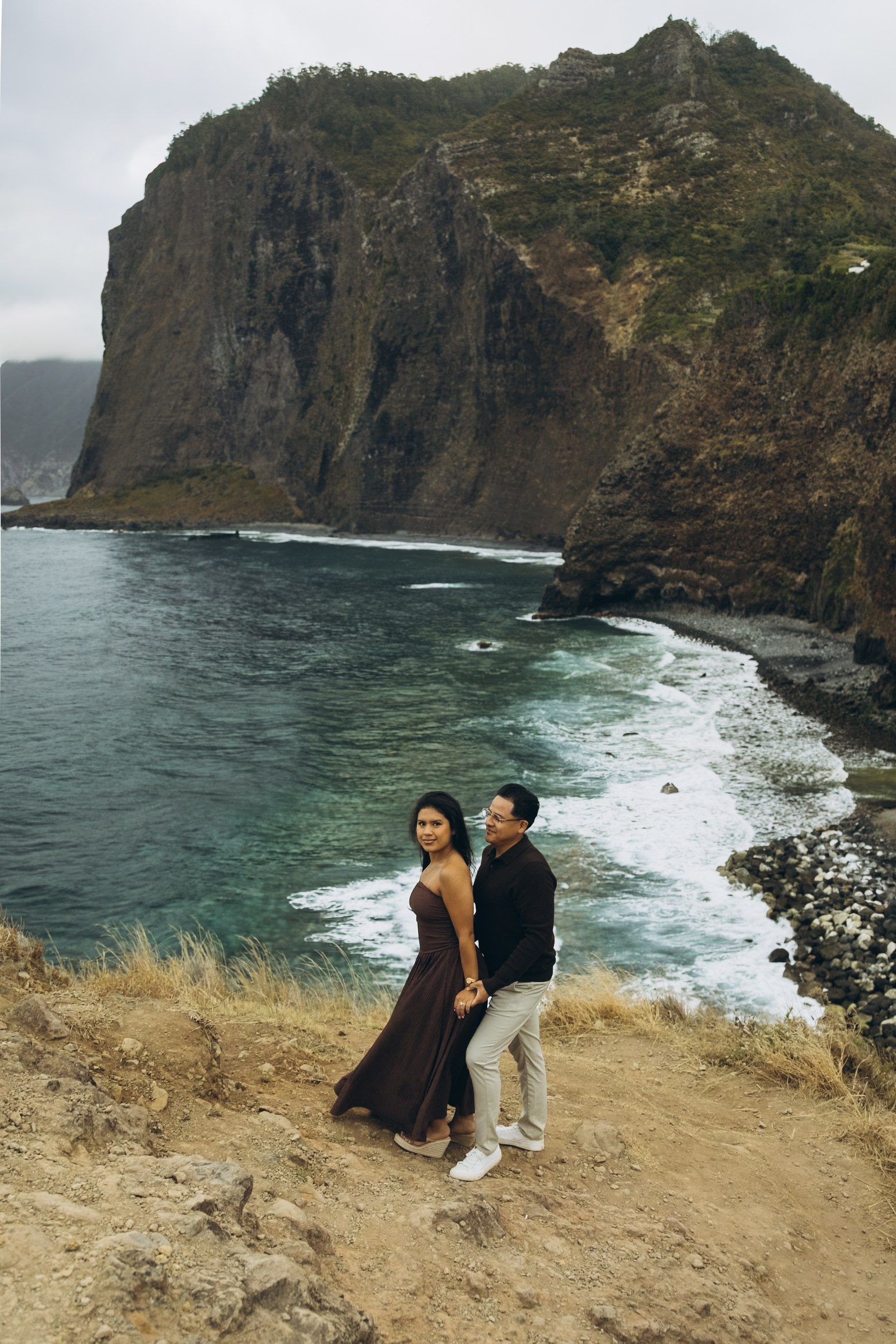 Secret Proposal at Miradouro do Guindaste, Madeira | Proposal Photographer