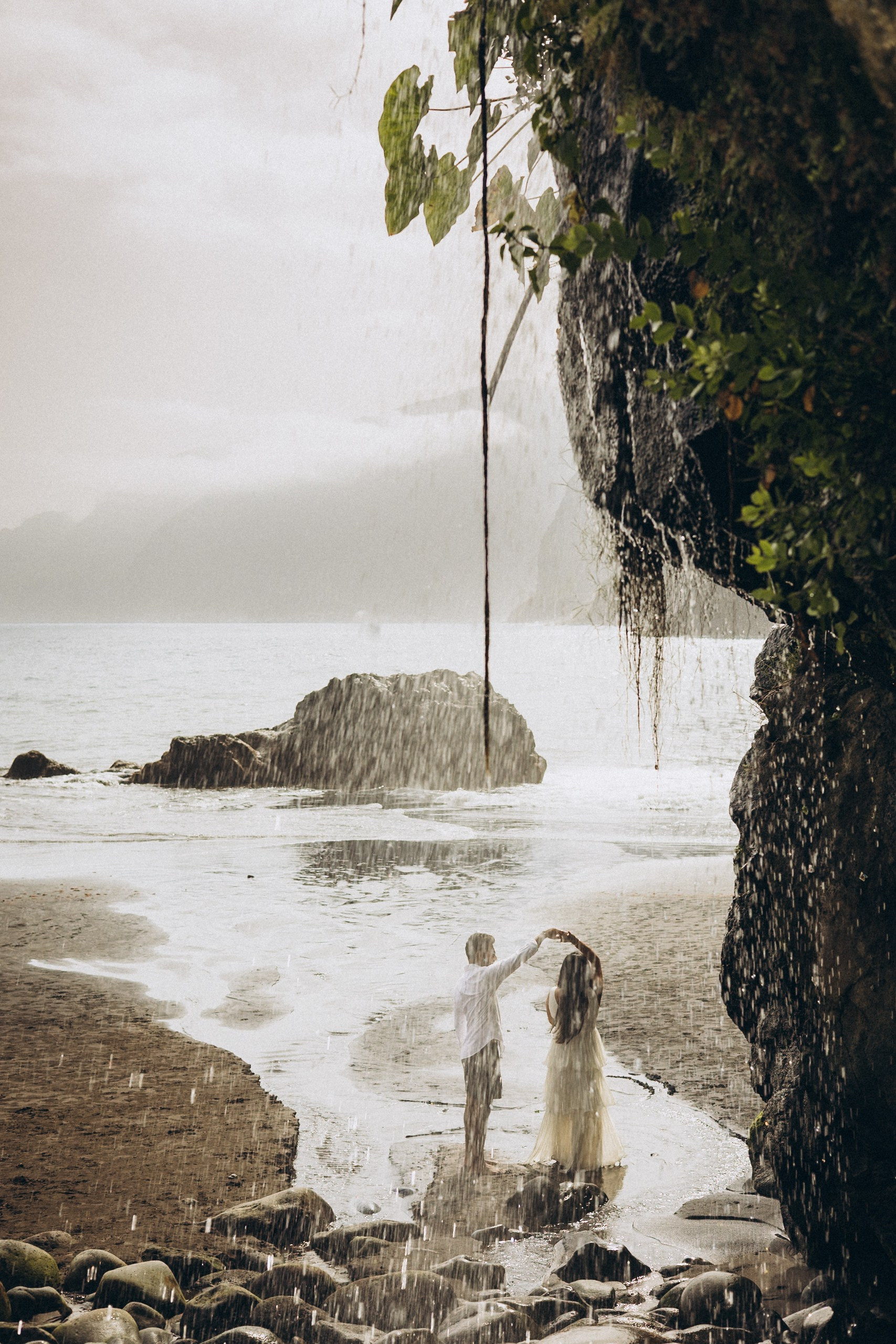 Secret Proposal at São Cristóvão & Seixal Beach Engagement | Madeira Photographer