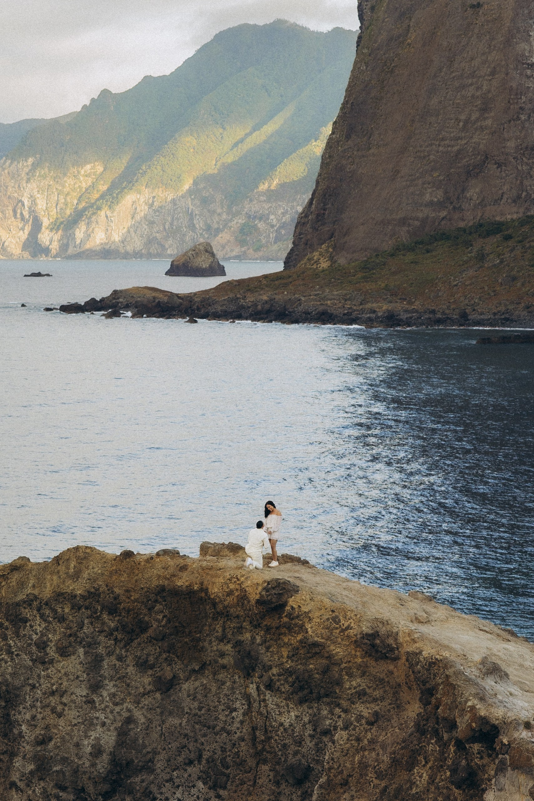 Secret Proposal at Miradouro do Guindaste, Madeira | Proposal Photographer