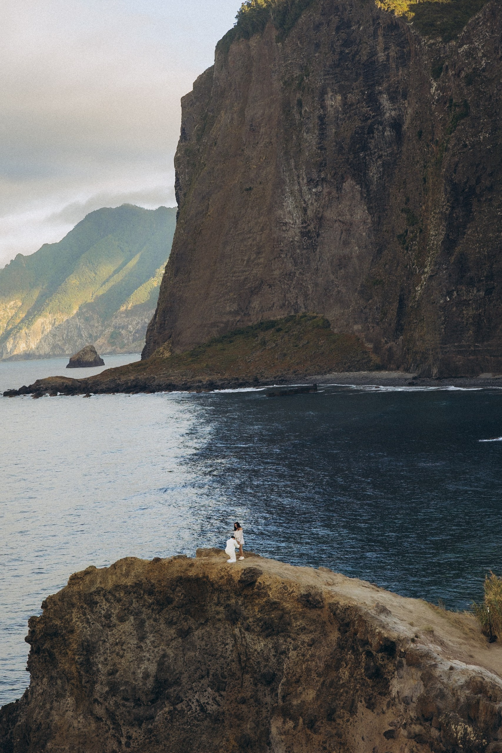 Secret Proposal at Miradouro do Guindaste, Madeira | Proposal Photographer