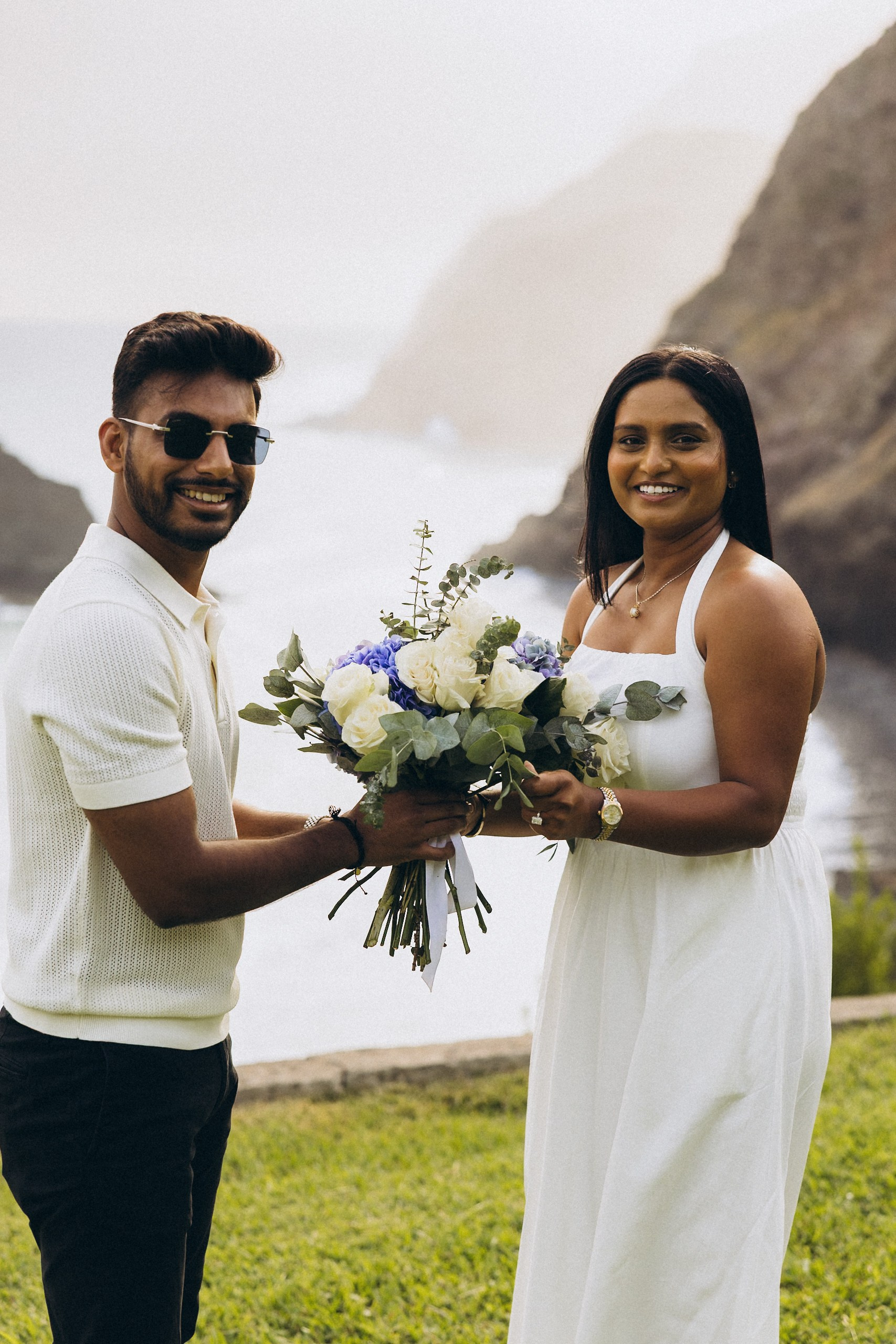 Secret Proposal at São Cristóvão & Seixal Beach Engagement | Madeira Photographer