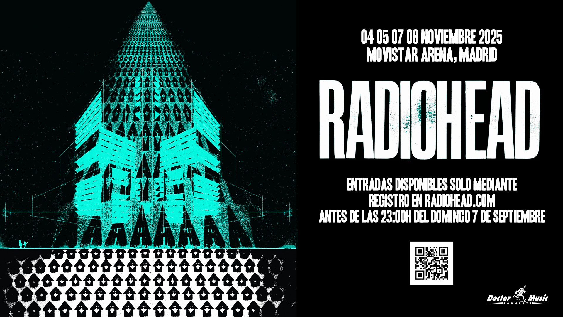 Radiohead en Madrid 2025 — conciertos en Movistar Arena | FOTKAI
