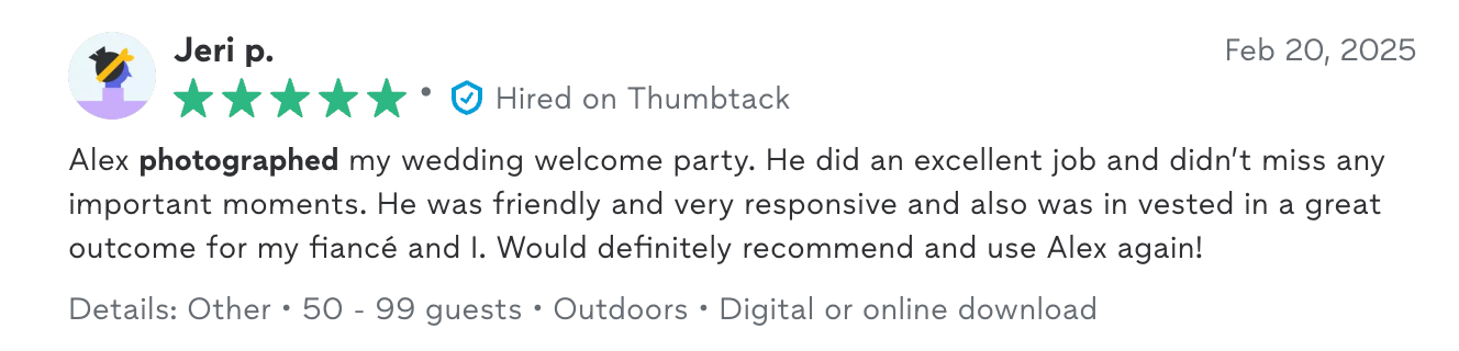 FORT LAUDERDALE PHOTOGRAPHER | ALEX D PRODUCTION | testimonials. FORT LAUDERDALE PHOTOGRAPHER | ALEX D PRODUCTION