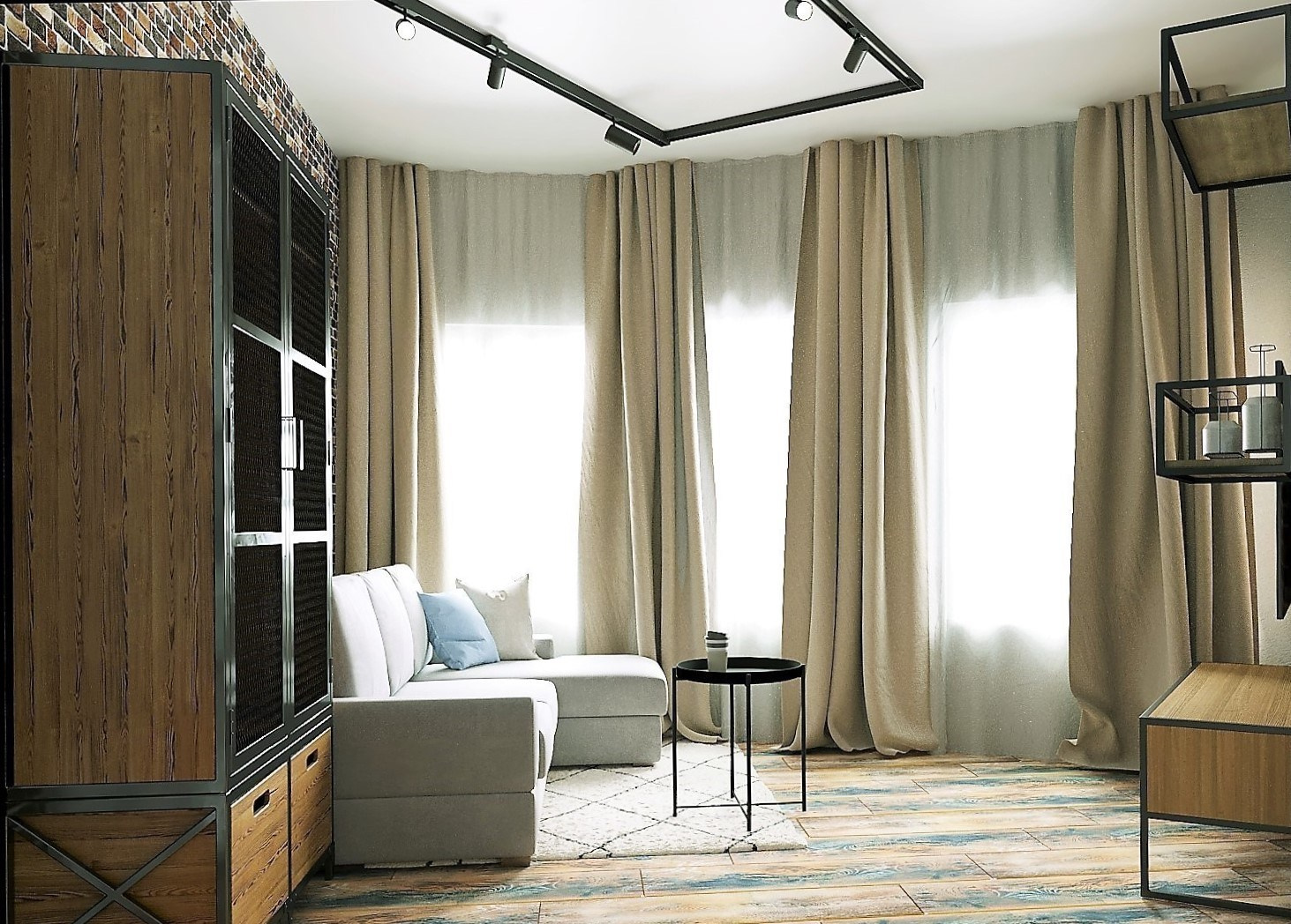 Eklektizismus. Valeria Riazantseva. Interior Designerin und Dekorateurin