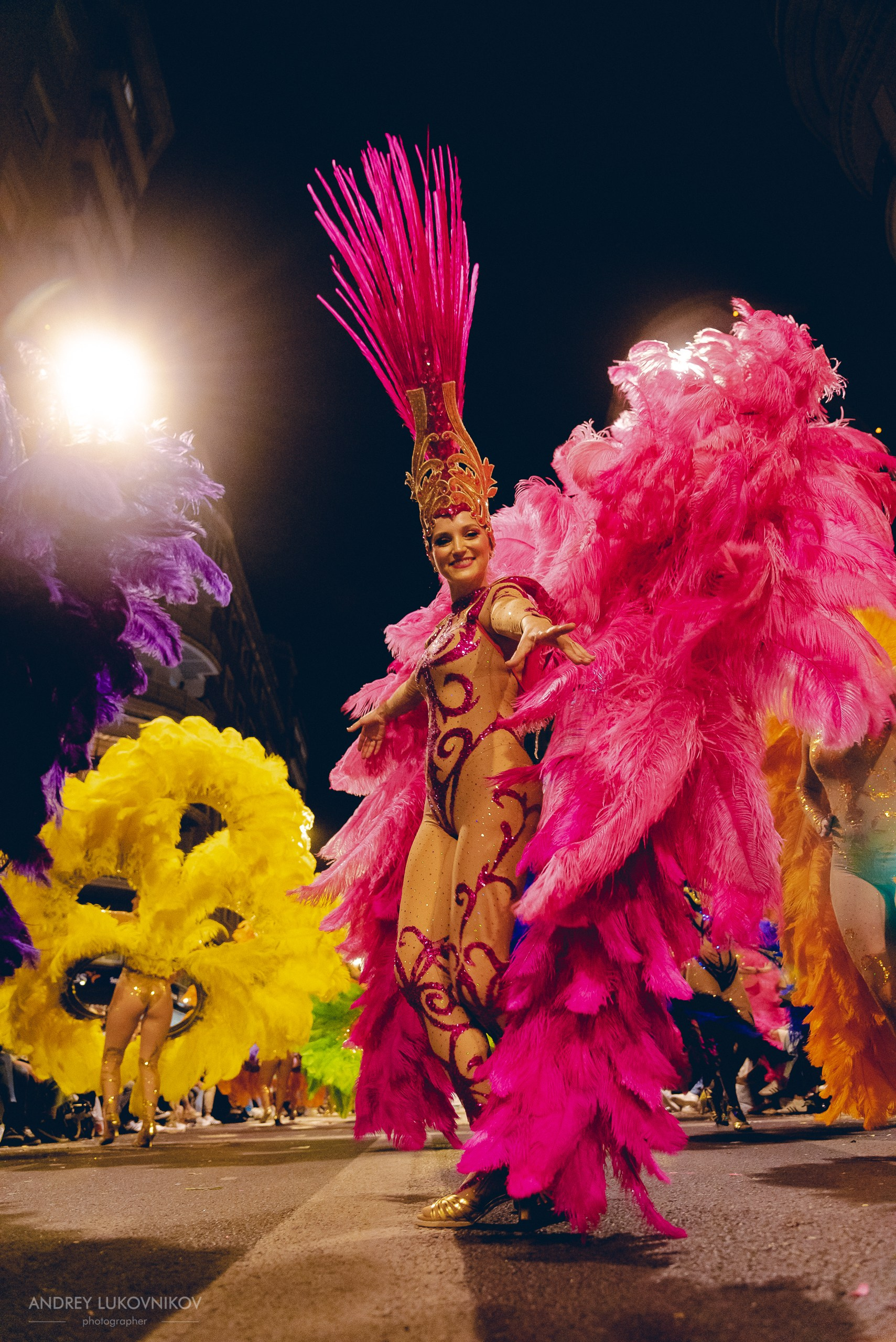 Photo report from the night carnival in Murcia | Reportage photographer Andrey Lukovnikov