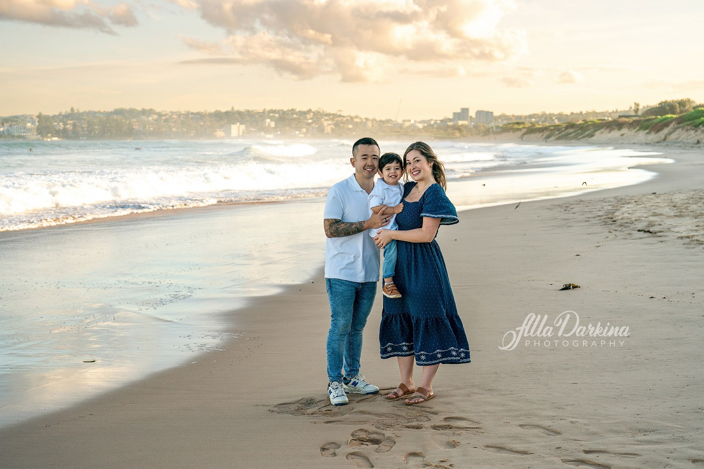 Family session at Sydney beach