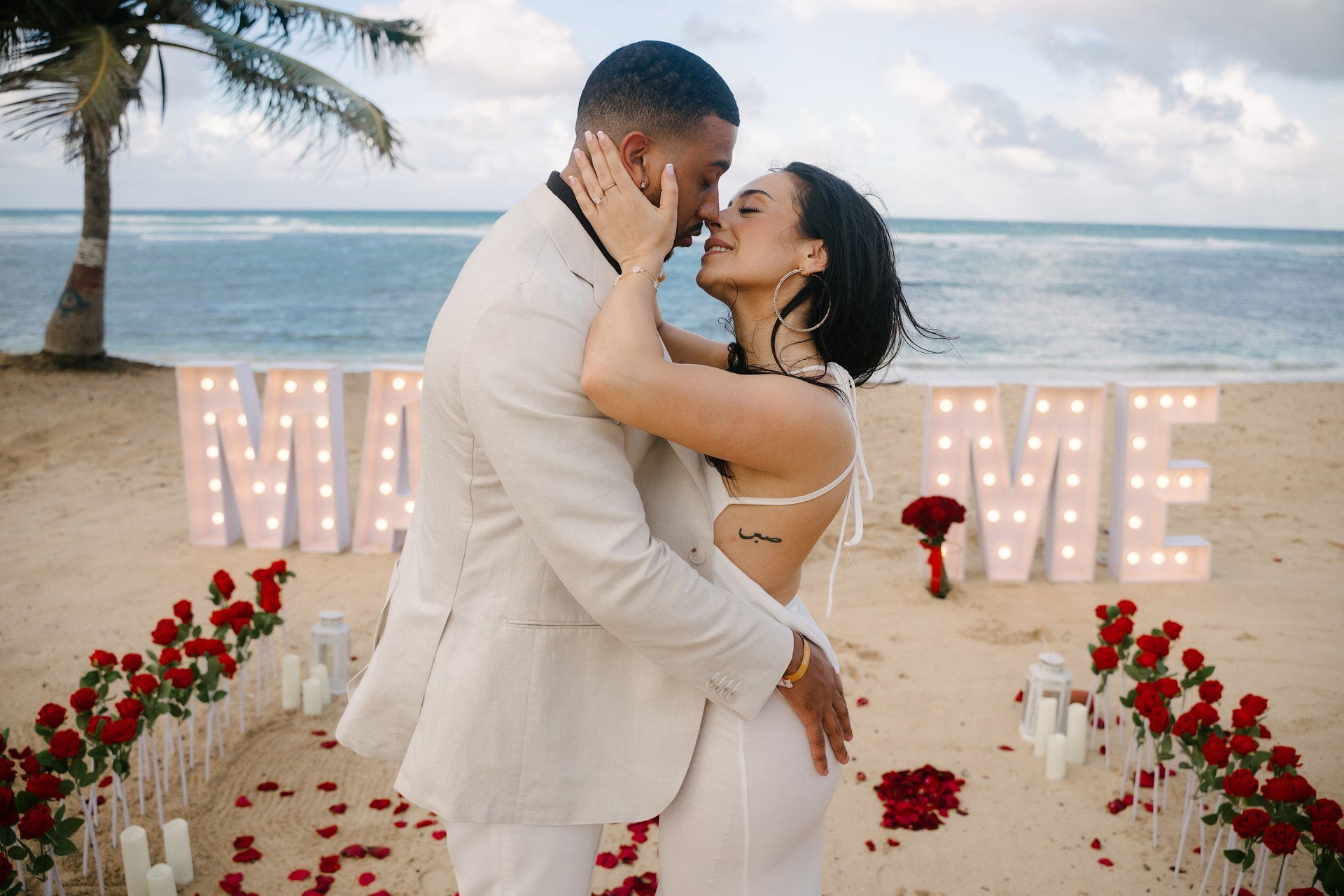 VIP Proposal Package — Rose Path to “Marry Me” Letters