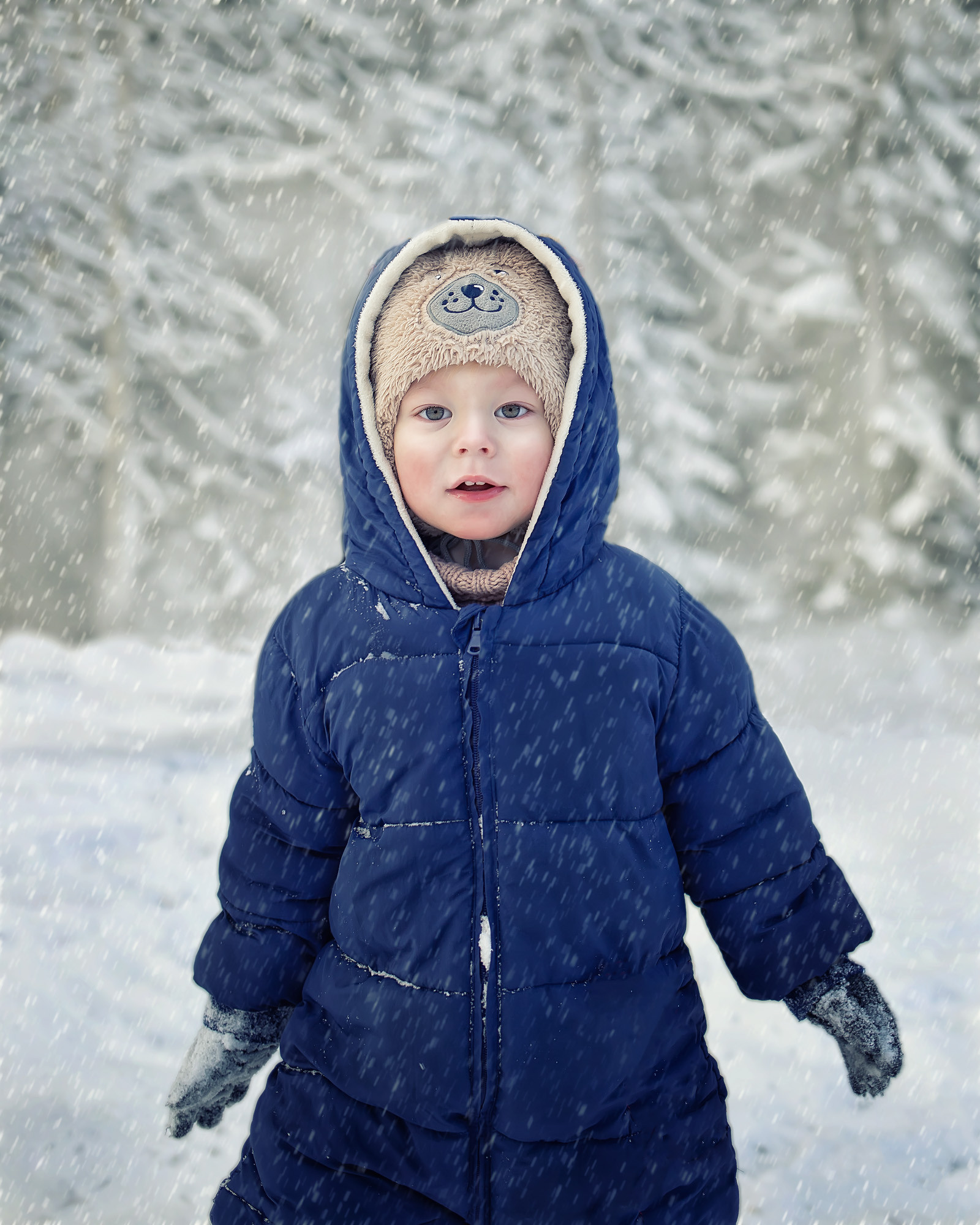 Wintershooting mit Kindern in Straubing-Bogen