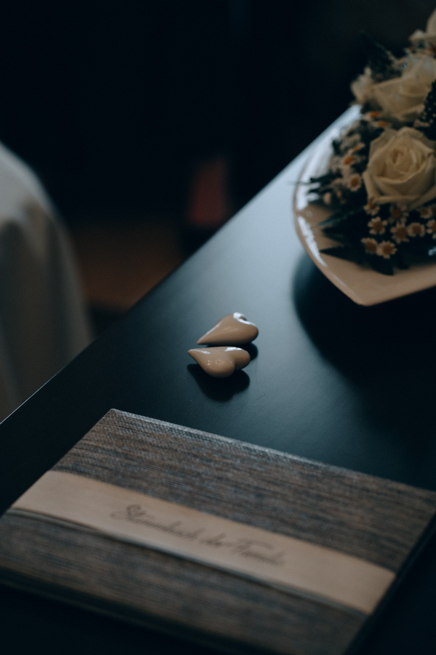 Stimmungsvolles Detailfoto – Hochzeitstisch Dresden