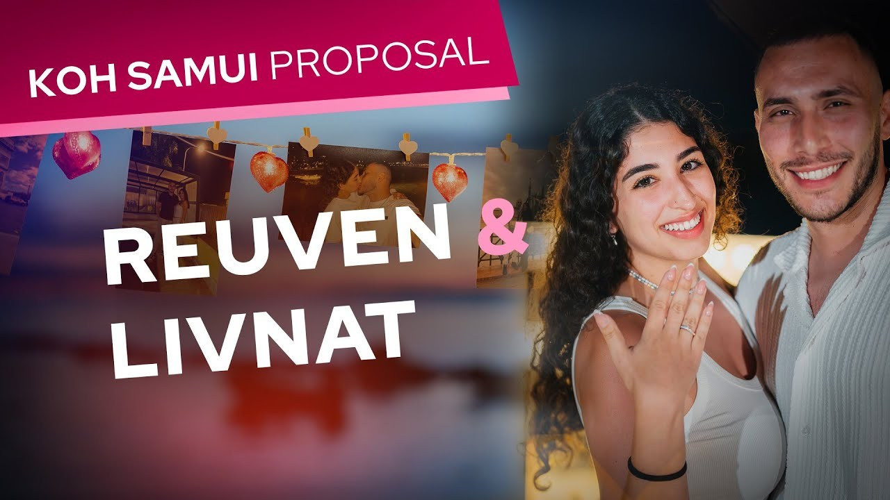 Video. Romantic proposal on Koh Samui, Thailand