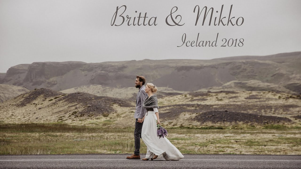 Wedding videographer in Iceland. Iceland elopement photographer & videographer