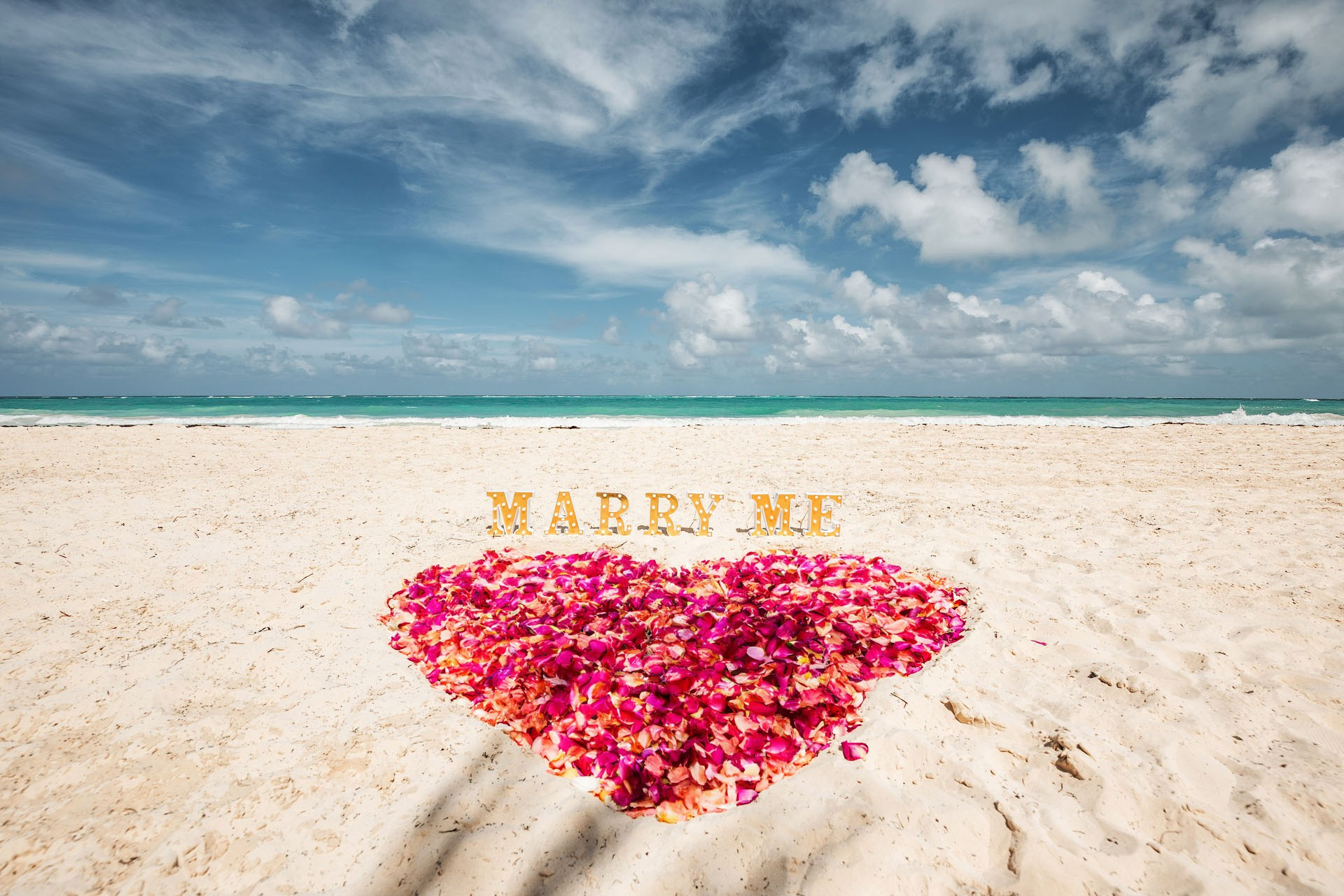 Marriage Proposal Punta Cana | Romantic Beach Proposal Packages. Exclusive Marriage Proposals & Wedding Moments in Punta Cana | Mikhail Chernov Photography