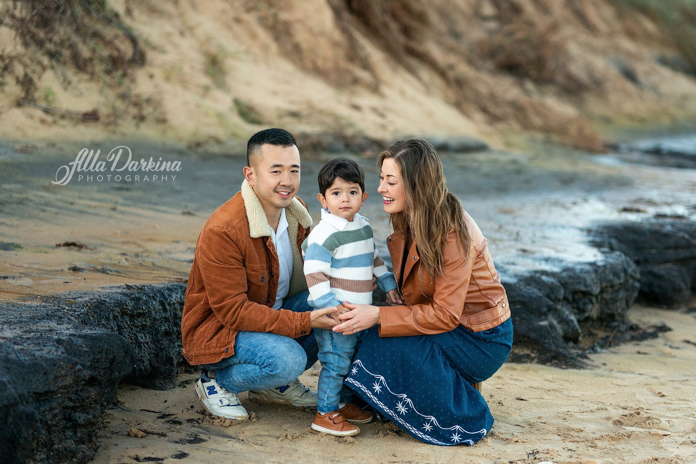 Family session at Sydney beach