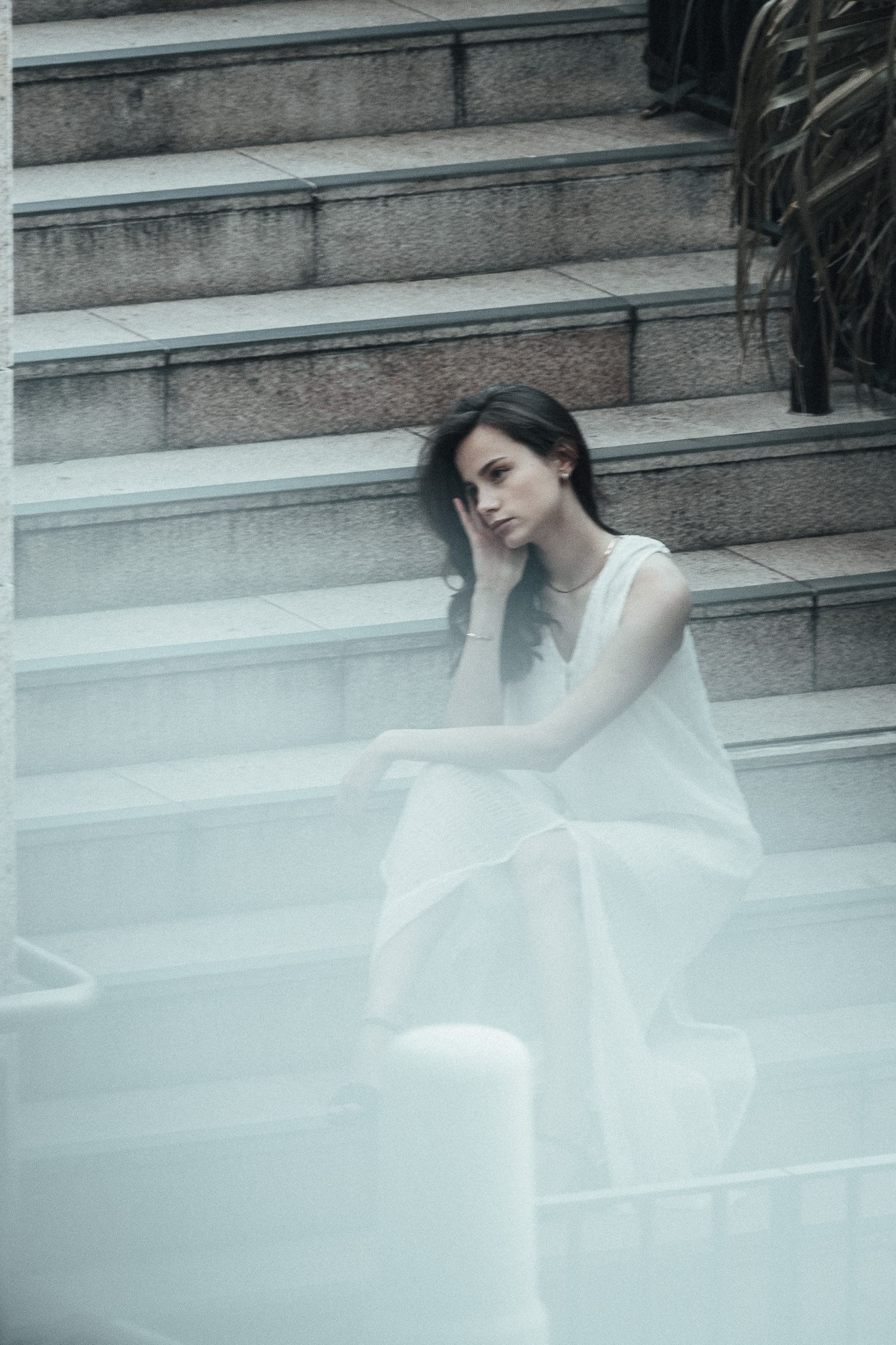 Relaxed lifestyle photoshoot in Brisbane streets, candid photography.