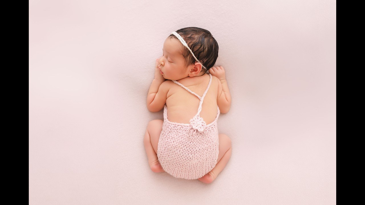 Behind the Scenes Video from a Newborn Photoshoot in Santa Clarita Studio