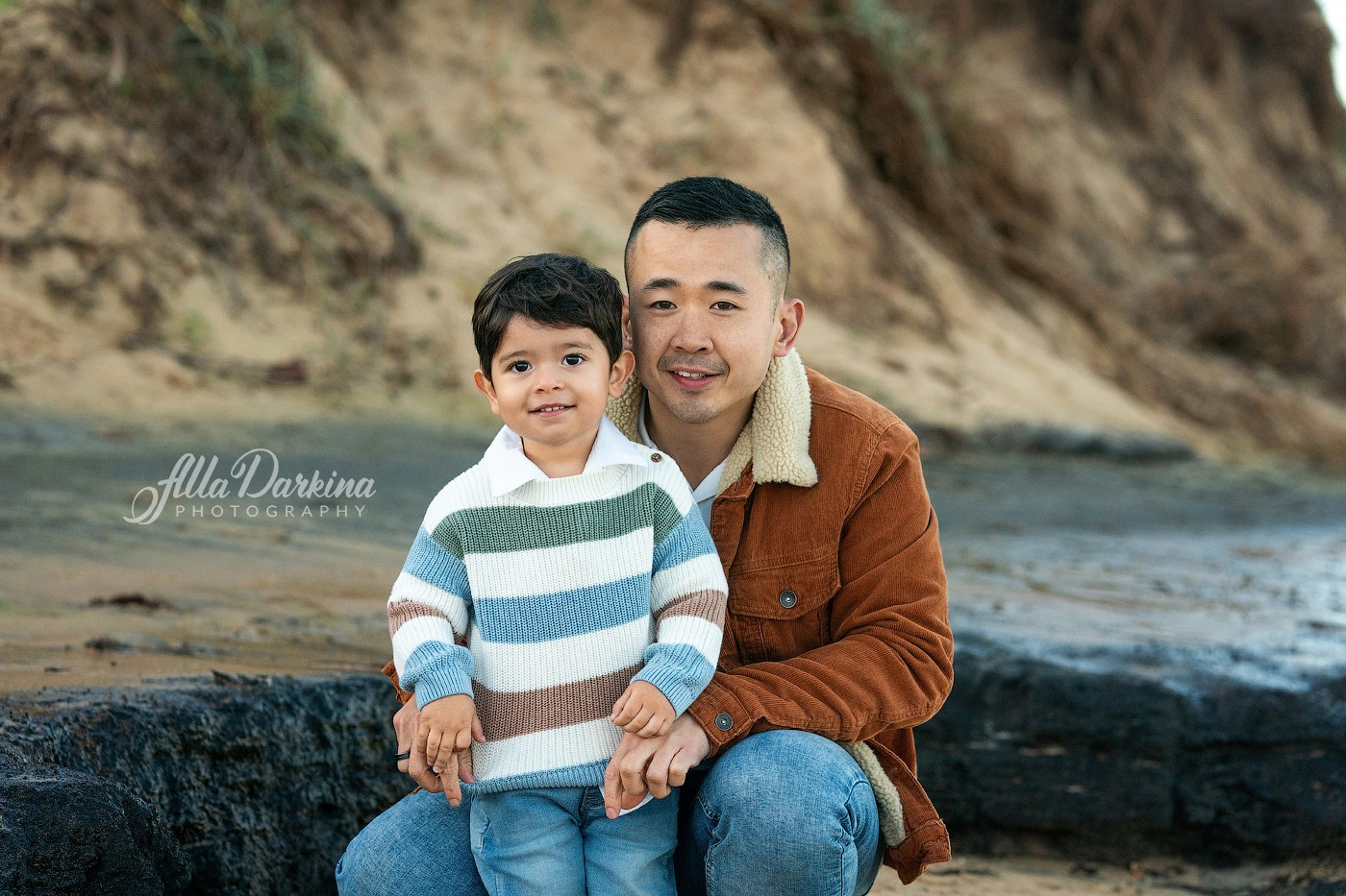 Family session at Sydney beach