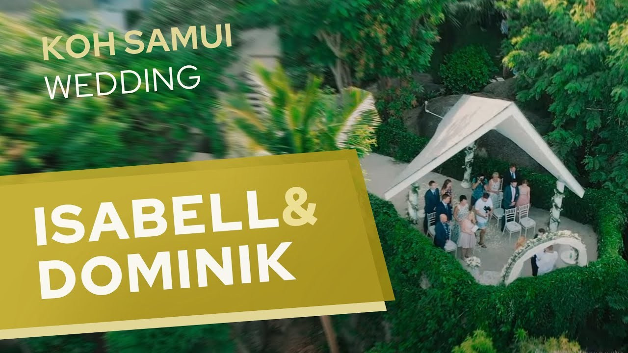 Video. Mariage à Koh Samui, en Thaïlande. Whatsapp: +66 94 3 650 301