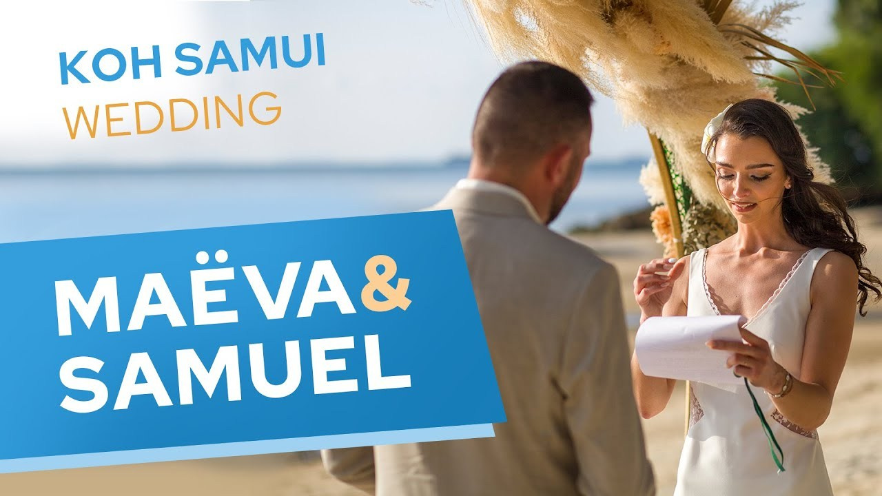 Video. Mariage à Koh Samui, en Thaïlande. Whatsapp: +66 94 3 650 301