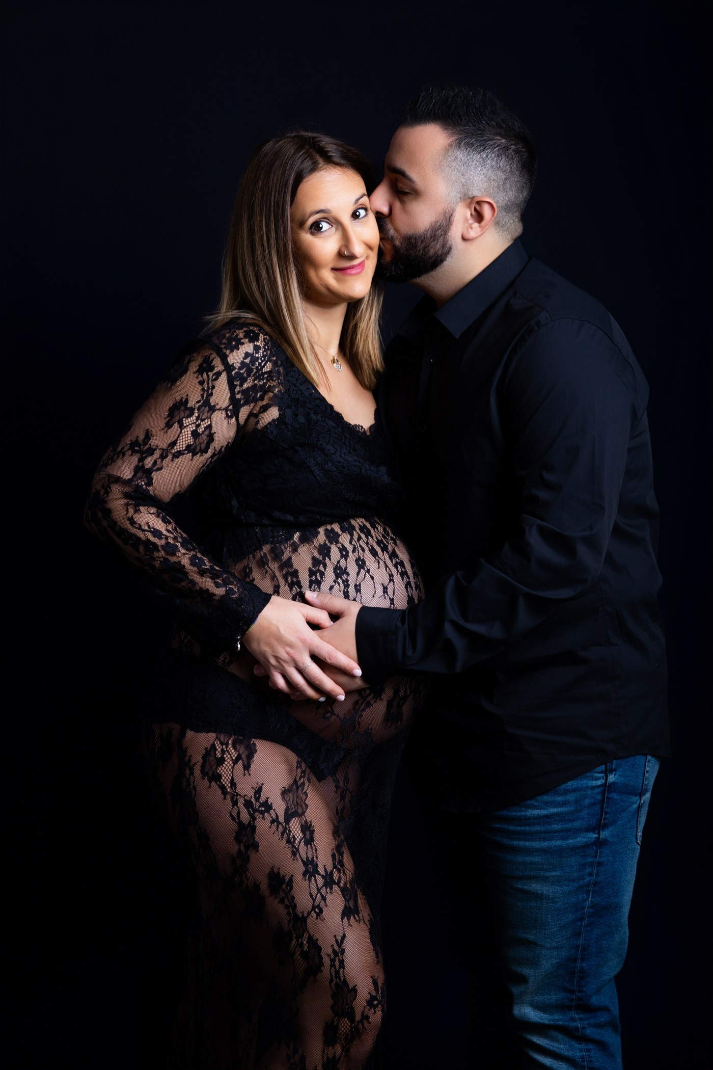 Foto de embarazo con pareja